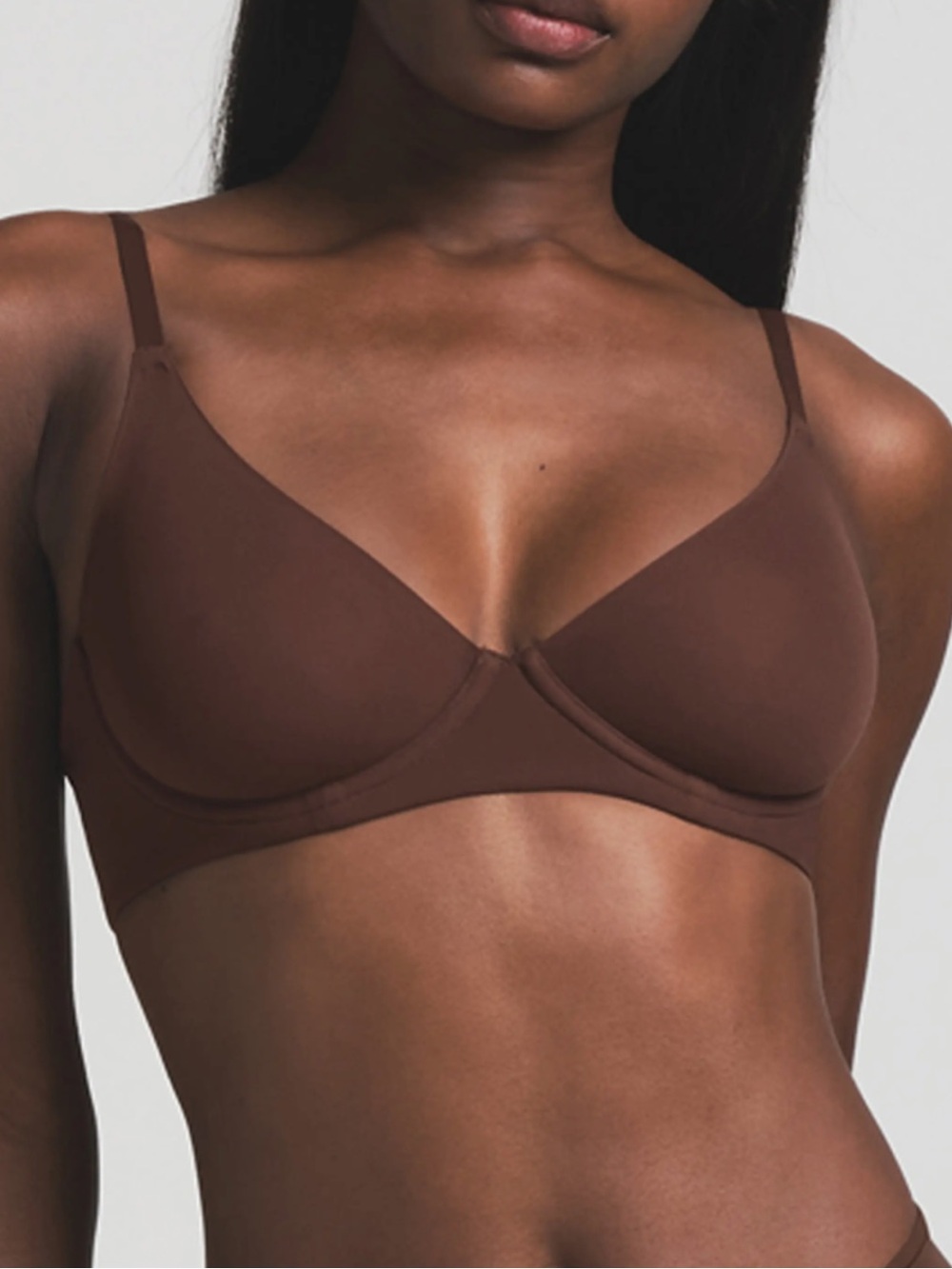 SKIMS 32DDD Cocoa Underwire Bra Women Intimates